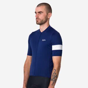 Rapha Dark Blue Cycling Core Performance Jersey Sz S
